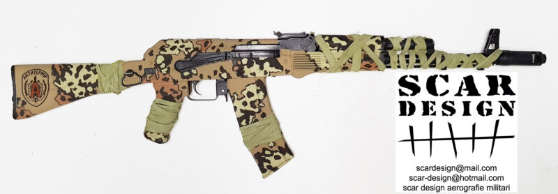 AK74 ASG fucile softair mimetico SCAR design