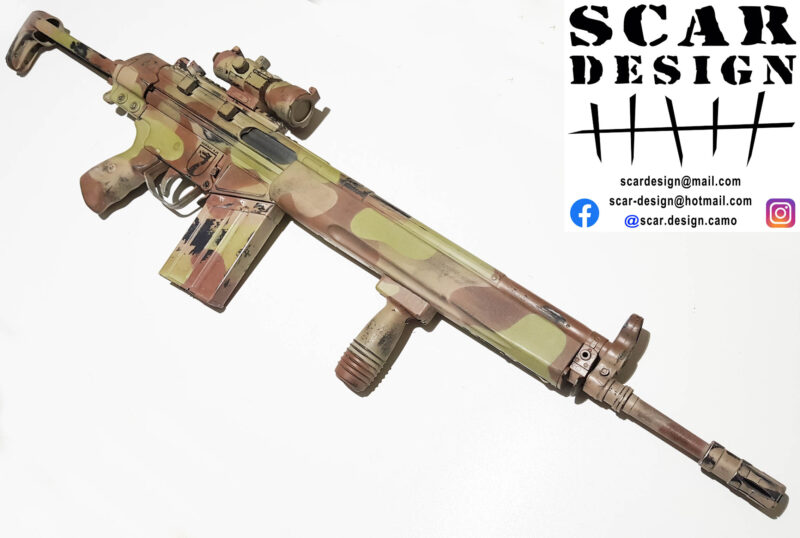 G3 SAR ASG fucile softair mimetico SCAR design