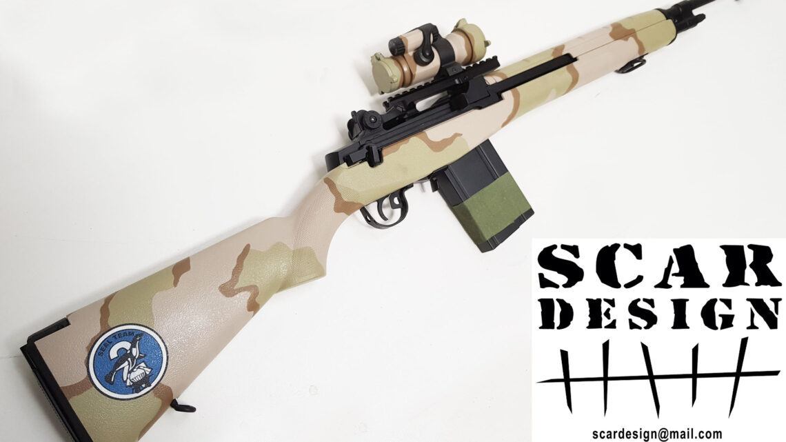 M14 ASG fucile softair mimetico SCAR design