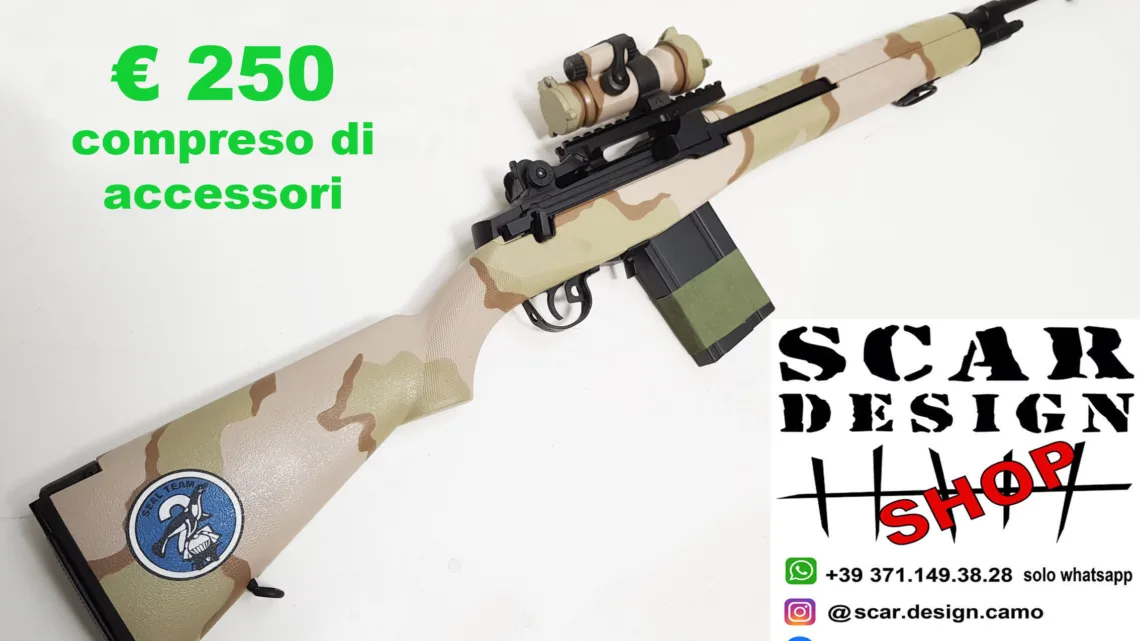M14 ASG fucile softair mimetico SCAR design