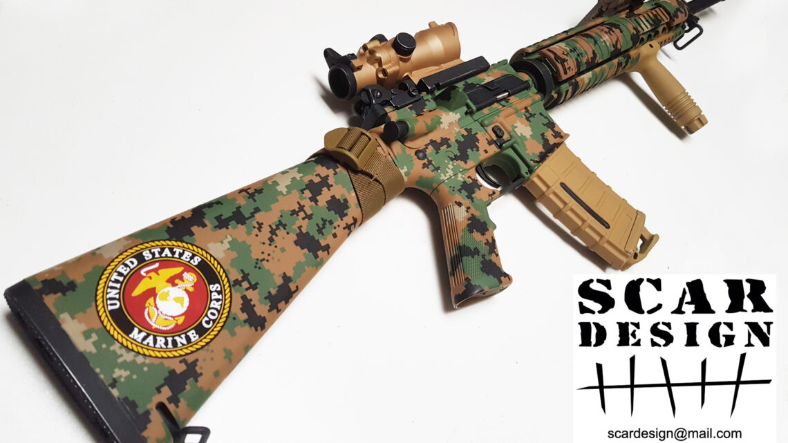 M16 A4 fucile inerte mimetico SCAR design