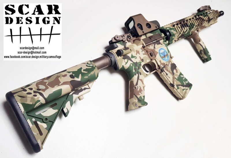 M4 ASG fucile softair mimetico SCAR design