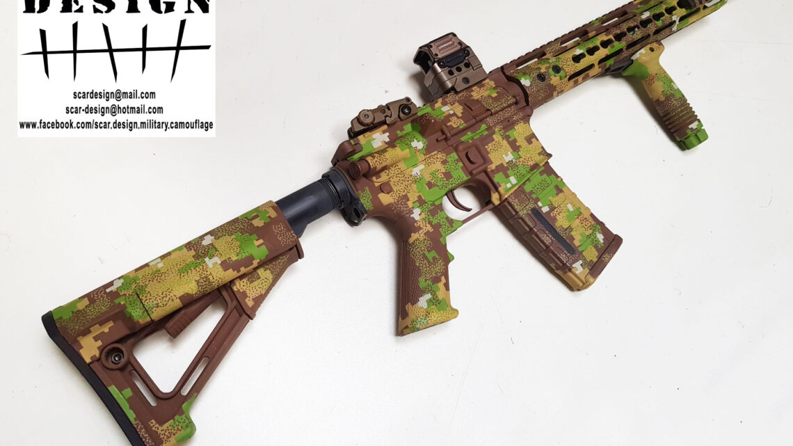 M4 ASG fucile softair mimetico SCAR design
