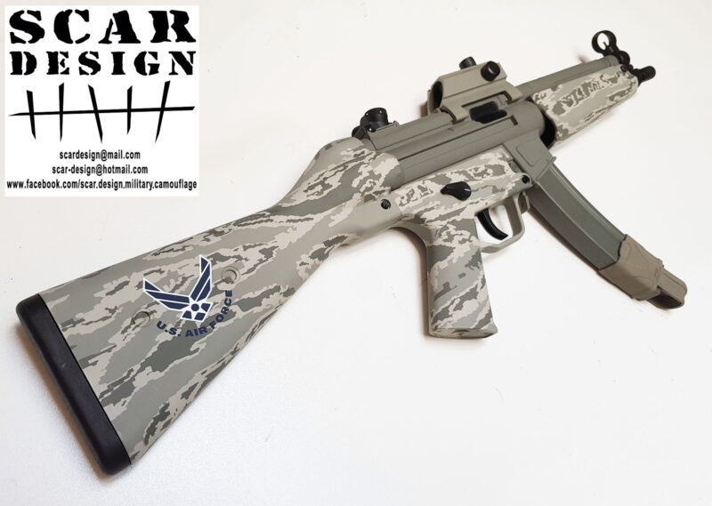 MP5 ASG fucile softair mimetico SCAR design