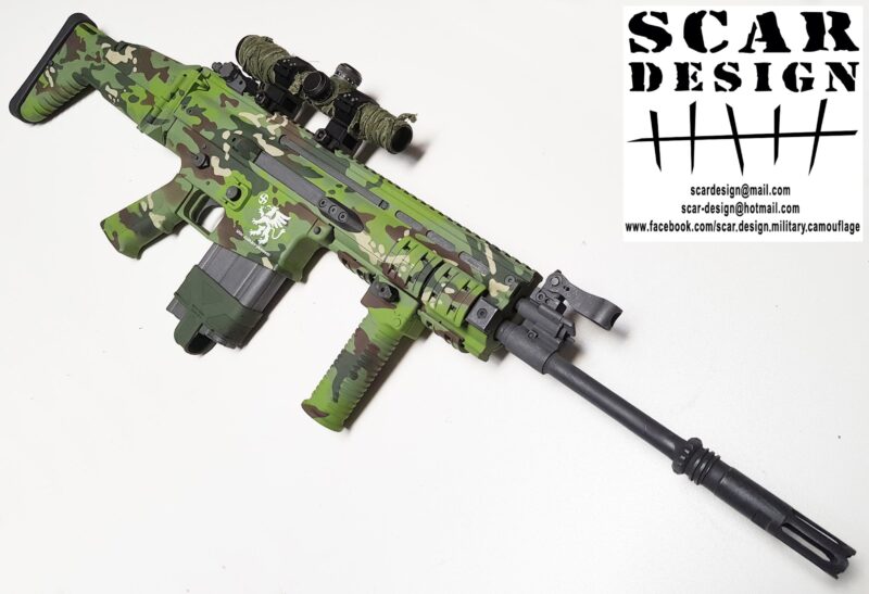 SCAR - H ASG fucile softair mimetico SCAR design