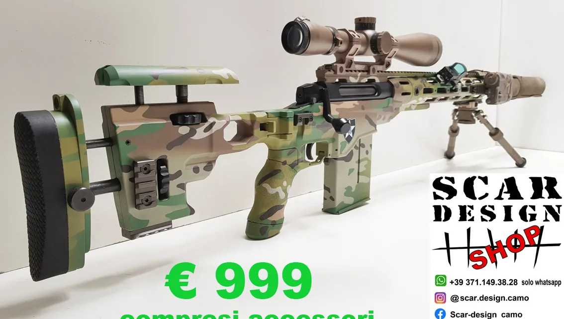 Remington MSR fucile bolt action softair mimetico SCAR design