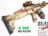 SCAR H ASG fucile softair mimetico SCAR design