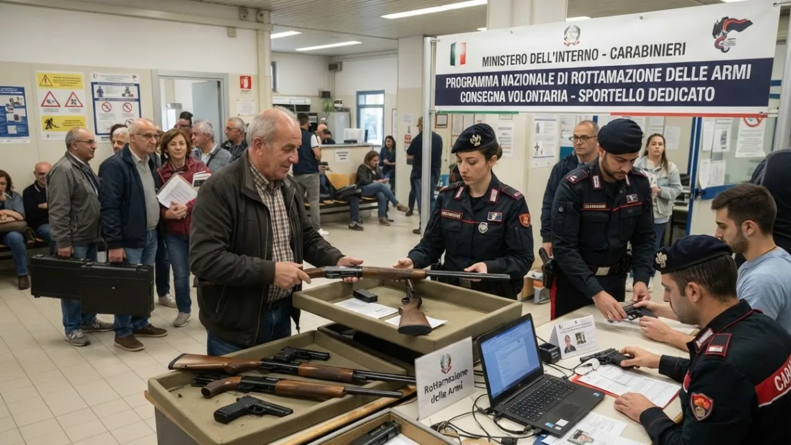 Rottamazione delle Armi: Come Funziona la Procedura