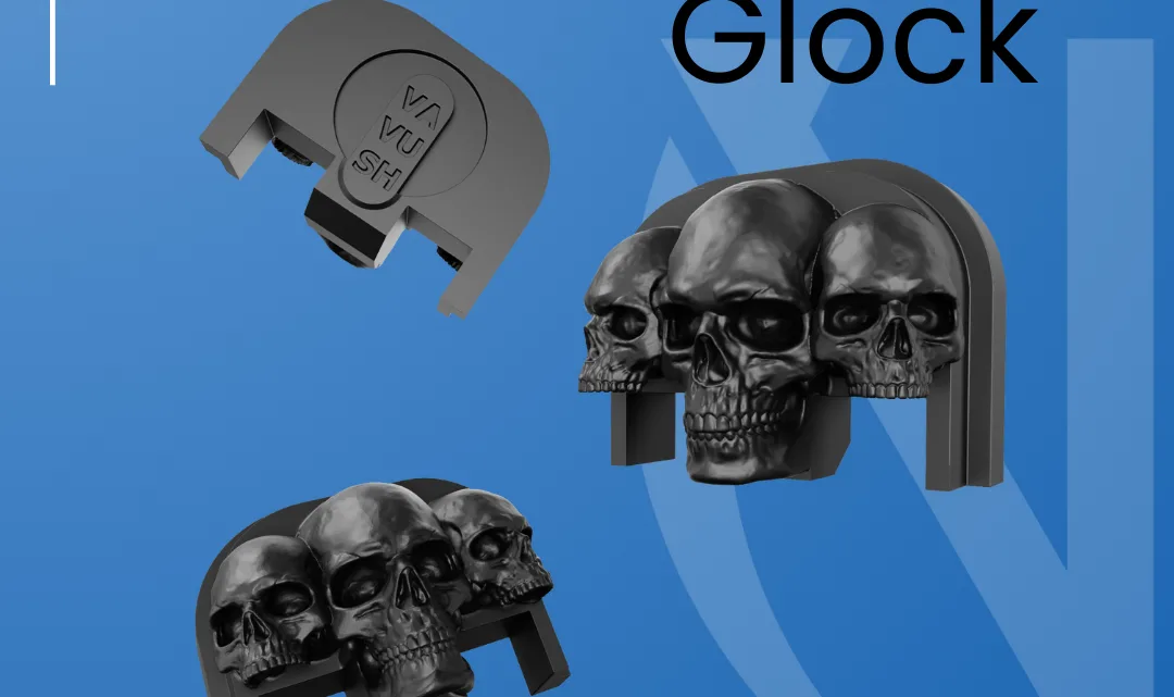 Glock Back Slide Cap | Tre Teschi – Piastra Decorativa