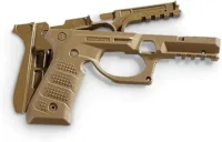 Recover BC2 Beretta Grip e Rail System per Beretta 92Fs, 98, M9, guancette e slitta picatinny (Tan)