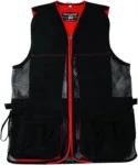 Percussion - Gilet S per tiro al piattello, colore: blu/nero, blu, XL