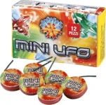 Zeus Party Mini UFO girandola Tre Colori da Bambini per Capodanno