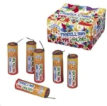 Zeus Party FIORELLINO Tre Colori TROTTOLA da Bambini per Capodanno
