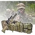 Glac Store&reg; Borsa Porta Fucile Carabina Sacca Custodia Colore A-TACS Militare Softair Soft Air Caccia con Tasche Imbottitura 88 cm Capiente Grande e B