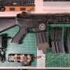Fucile Softair G&P M4/CQB + 4 Caricatori + Batteria, Caricabatteria, Pallini e Borsa per il Fucile