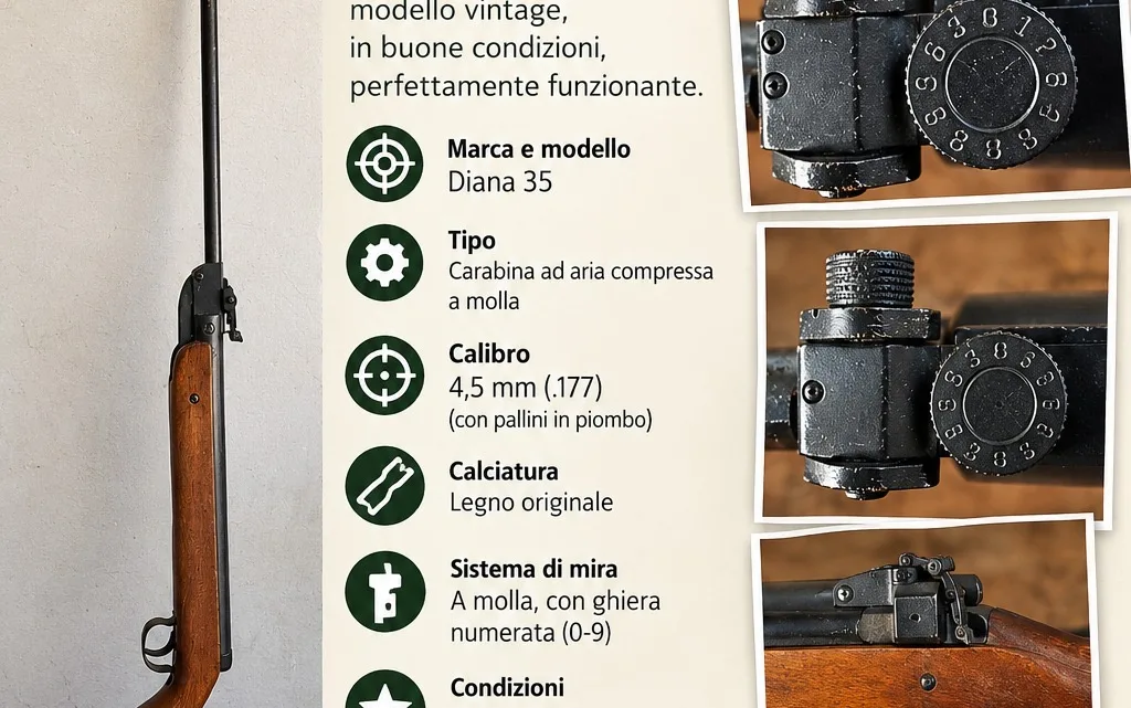 Carabina Diana 35 vintage