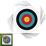 Visuali di carta da 40 cm, 20 pezzi